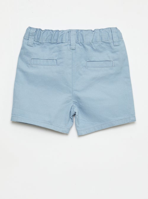 Calções chino com cintura ajustável - Kiabi