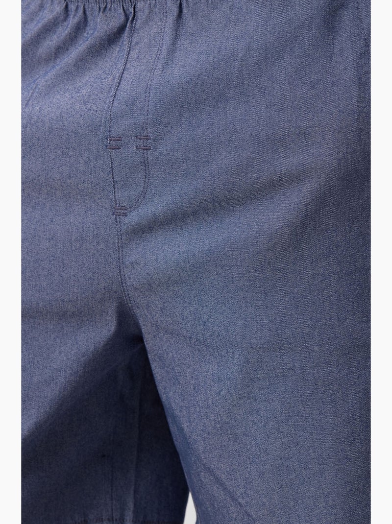 Calções chino de homem de corte regular tommy Azul-safira - Kiabi