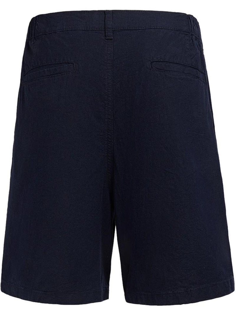 Calções chino de linho teddy smith para homem Azul-marinho - Kiabi