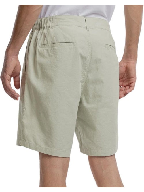 Calções Chino de Linho Verde-Claro para Homem Teddy Smith - Kiabi Calções Chino de Linho Verde-Claro para Homem Teddy Smith - Kiabi