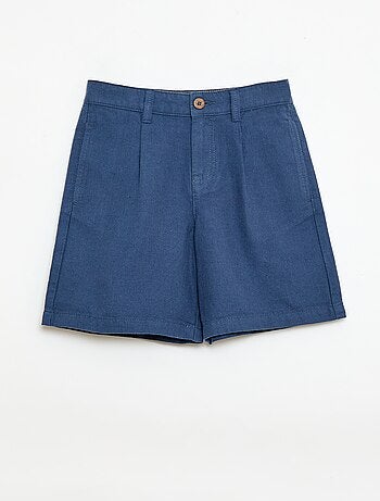 Calções chino lisos