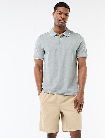 Calções chino lisos