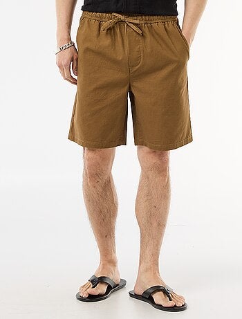 Calções chino lisos