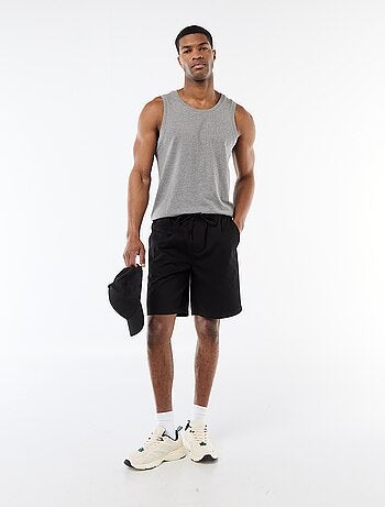 Calções chino lisos