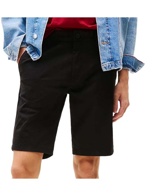 Calções Chino Pretos Tommy Hilfiger Scanton para Homem - Kiabi Calções Chino Pretos Tommy Hilfiger Scanton para Homem - Kiabi