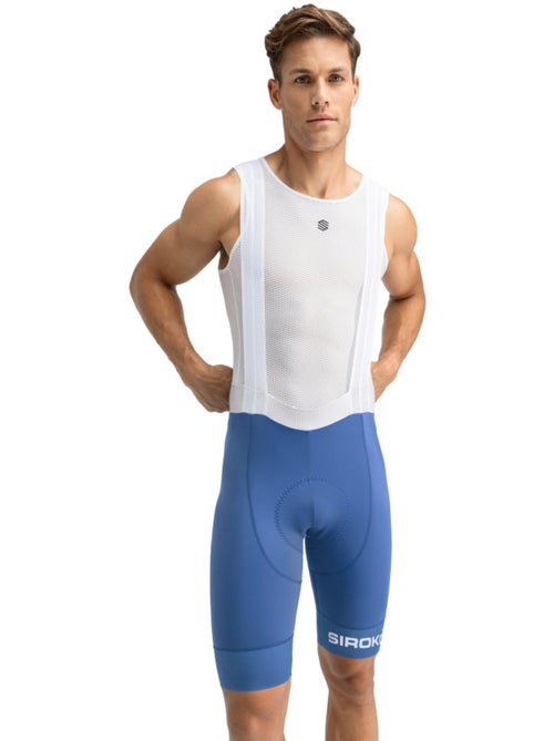 Calções ciclismo com alças para homem - Kiabi
