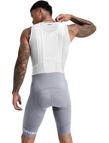 Calções ciclismo com alças para homem