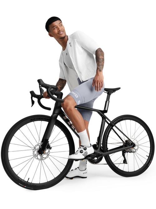 Calções ciclismo com alças para homem - Kiabi