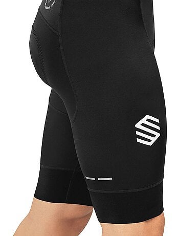 Calções ciclismo com alças para homem