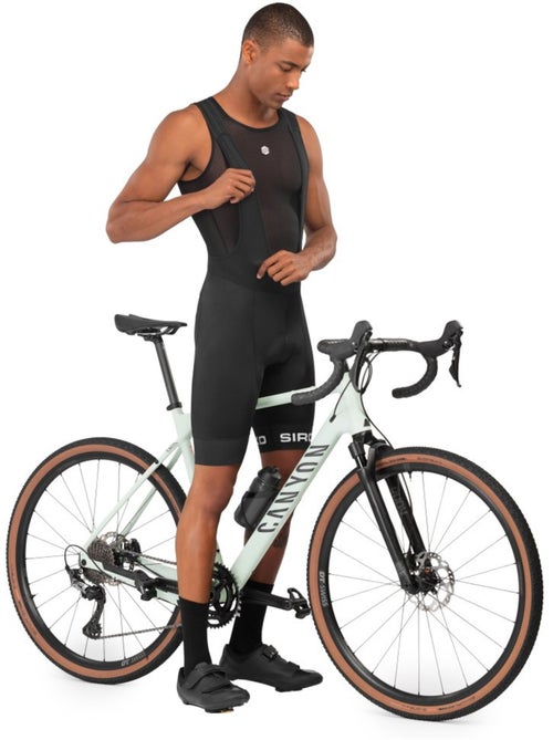 Calções ciclismo com alças para homem - Kiabi