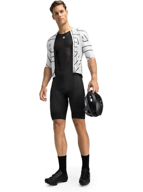 Calções ciclismo com alças para homem - Kiabi