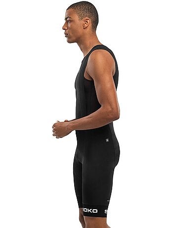 Calções ciclismo com alças para homem