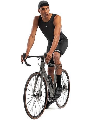 Calções ciclismo com alças para homem