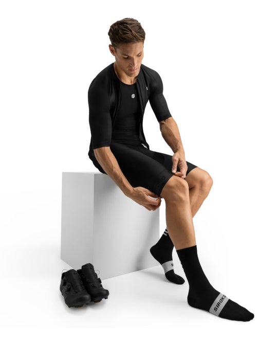Calções ciclismo com alças para homem - Kiabi