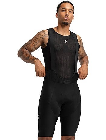 Calções ciclismo com alças para homem