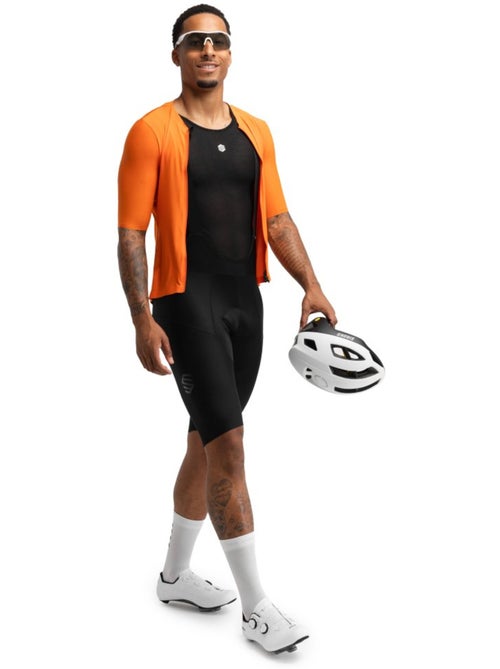 Calções ciclismo com alças para homem - Kiabi