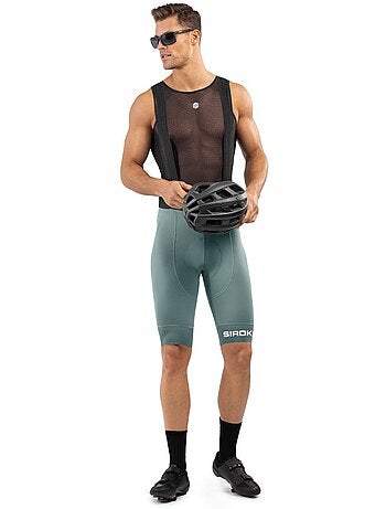 Calções ciclismo com alças para homem