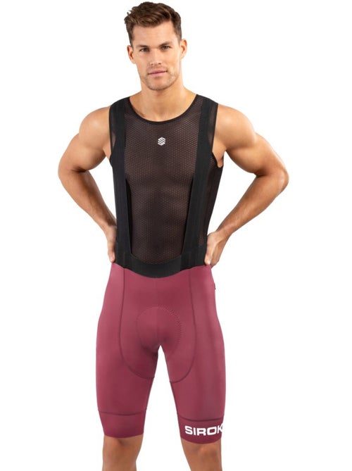 Calções ciclismo com alças para homem - Kiabi