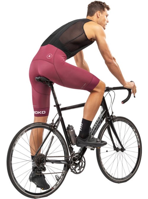 Calções ciclismo com alças para homem - Kiabi