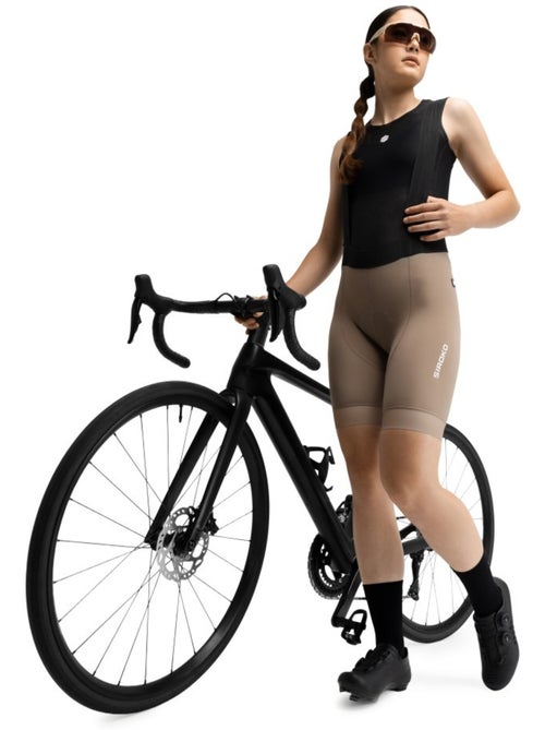 Calções ciclismo com alças para mulher - Kiabi
