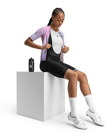 Calções ciclismo com alças para mulher