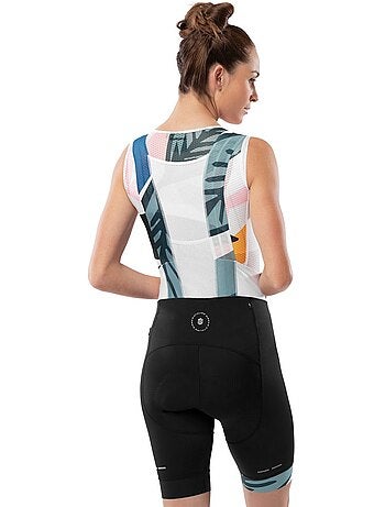 Calções ciclismo com alças para mulher