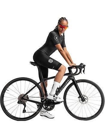 Calções ciclismo com alças para mulher