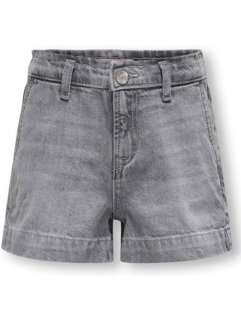 Calções Cinzentos para Menina Kids ONLY Kogcomet Cinza-prateado - Kiabi