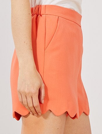 Calções com acabamento corola - Kiabi