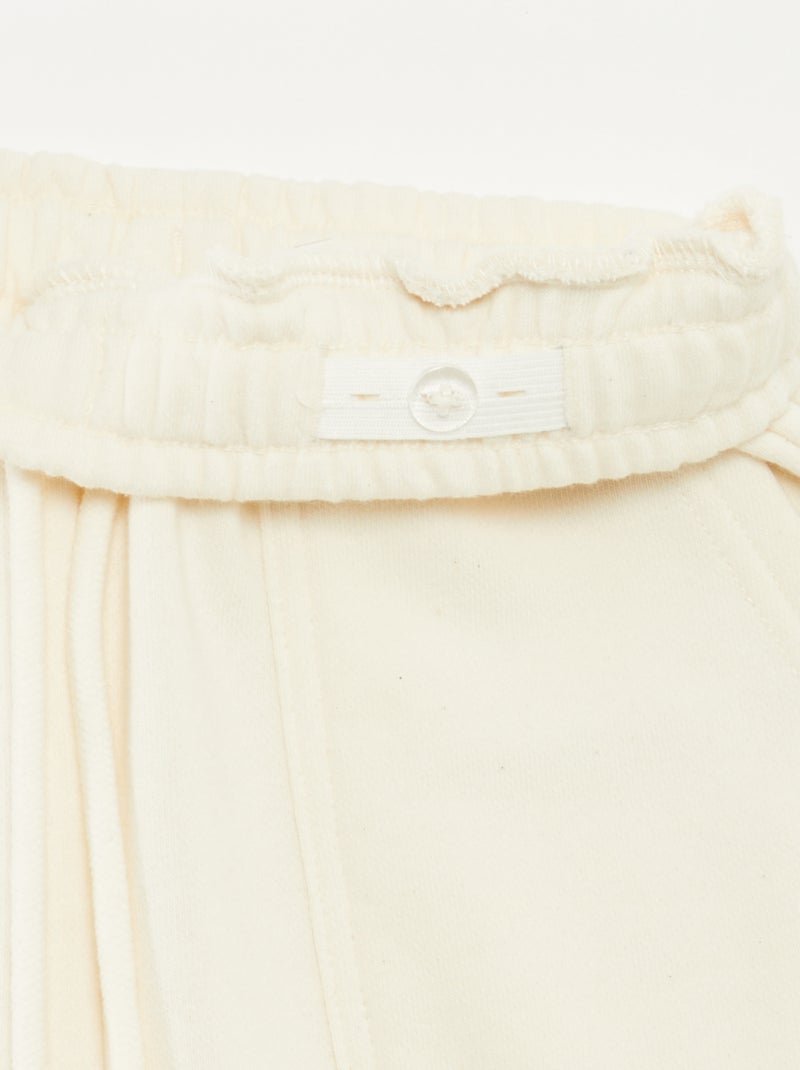 Calções com bolsos grandes BRANCO - Kiabi