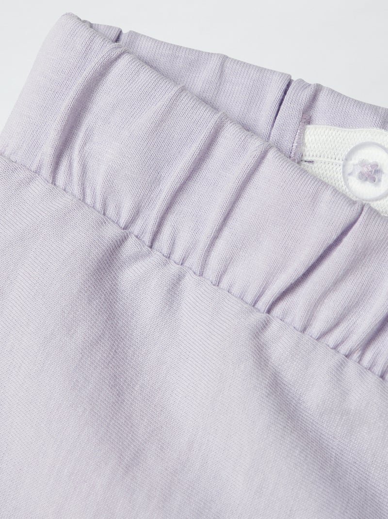 Calções com bordado ajurado 'Guppy' VIOLETA - Kiabi