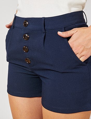 Calções com botões - Kiabi