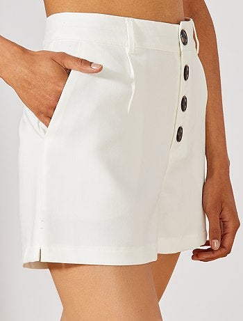 Calções com botões - Kiabi