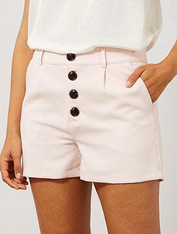 Calções com botões - Kiabi