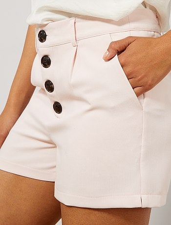 Calções com botões - Kiabi