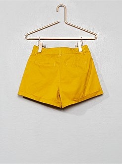 Calções com cinto para atar - Kiabi