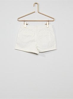 Calções com cinto para atar - Kiabi