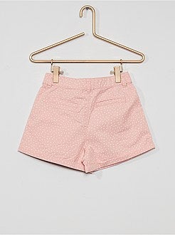 Calções com cinto para atar - Kiabi