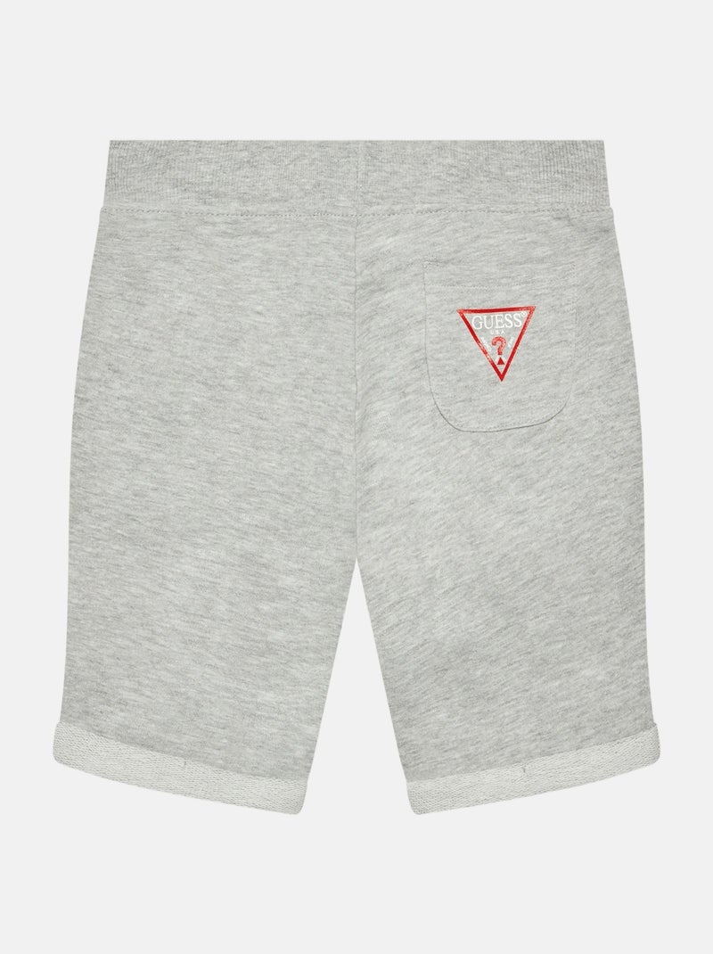 Calções com cintura elástica - Guess kids Cinza - Kiabi