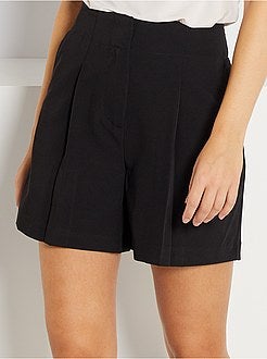 Calções com cintura subida - Kiabi