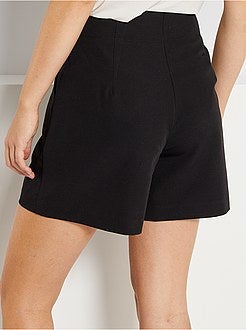 Calções com cintura subida - Kiabi