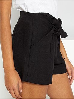 Calções com cintura subida - Kiabi