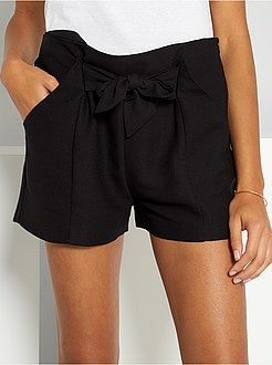 Calções com cintura subida - Kiabi