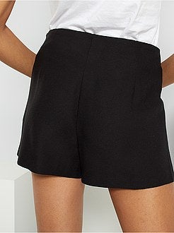 Calções com cintura subida - Kiabi