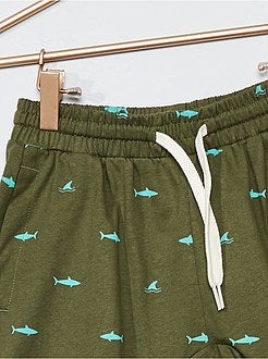 Calções com estampado 'palmeiras - Kiabi