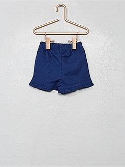 Calções com folhos 'Bee Queen' - Kiabi