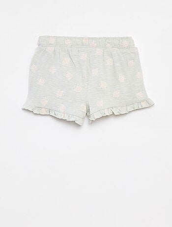 Calções com folhos e estampado 'Disney'