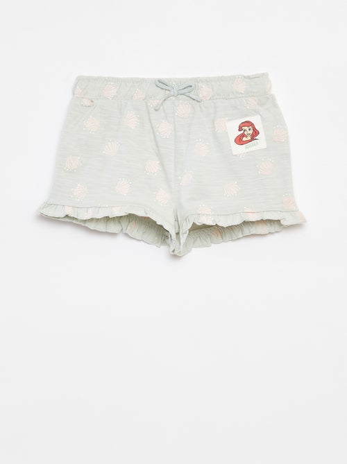 Calções com folhos e estampado 'Disney' - Kiabi