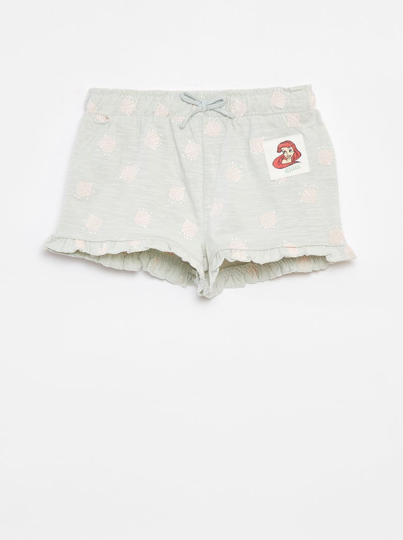 Calções com folhos e estampado 'Disney' AZUL - Kiabi