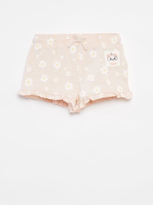 Calções com folhos e estampado 'Disney' - Kiabi